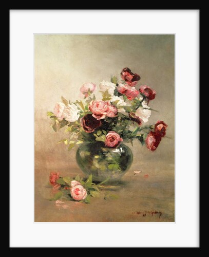 Vase with Roses by Eva Gonzales