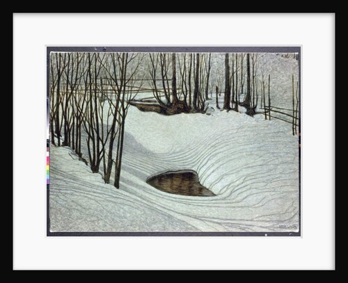 Forest in Winter, c.1905 by Bror Lindh