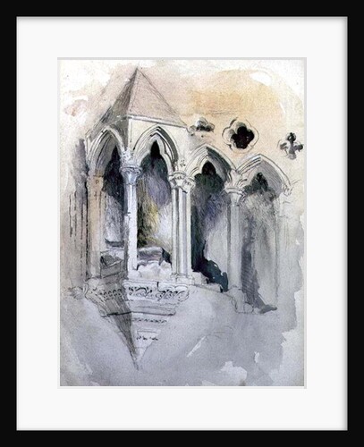 A Gothic Stairway in Chester Cathedral by John Ruskin