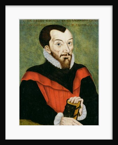 Portrait of John Rainolds President of Corpus Christi College and co-editor of the Authorised Version of the Bible by English School