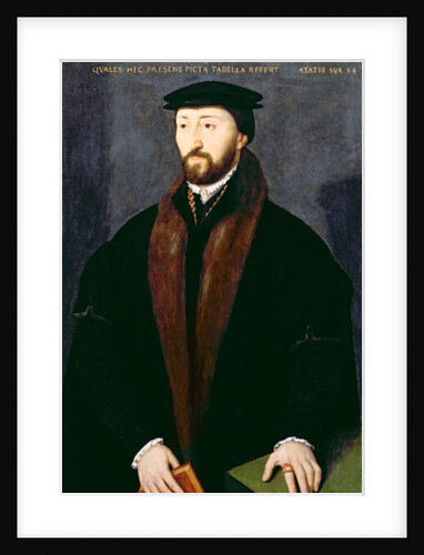 Portrait of Richard Pate benefactor of Corpus Christi College, Oxford 1550 by English School