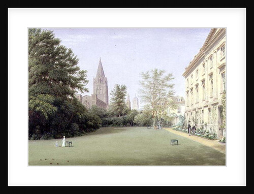 The Garden and Fellows' Building of Corpus Christi College, Oxford by William Turner