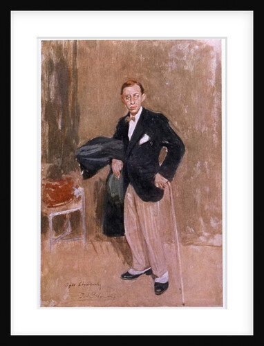 Igor Stravinsky, c.1916 by Jacques-Emile Blanche