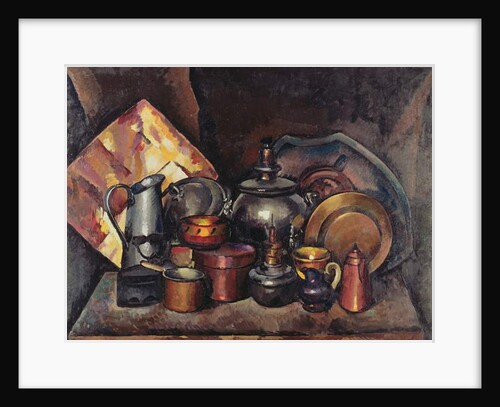 Still life with Samovar, 1920 by Ilya Ivanovich Mashkov