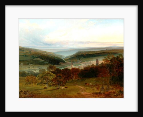 Sowerby Bridge From Pye Nest, 1840 by Unknown Artist