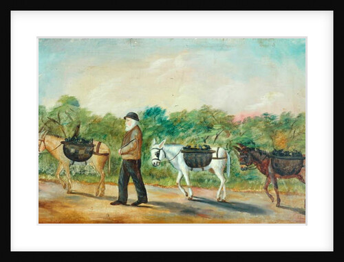 Coal Transportation in to Shibden Valley, 1880 by Unknown Artist