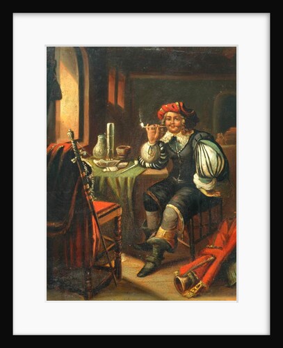 Man Smoking by Unknown Artist