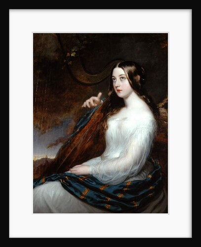 Sarah Curran Playing The Harp, 1800 by William Beechey