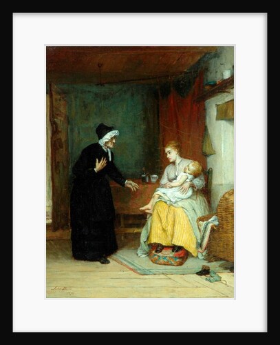 Anxious Moments, 1874 by John Burr