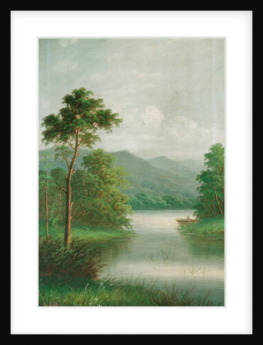 Boat on the River, 1801 by George Cole