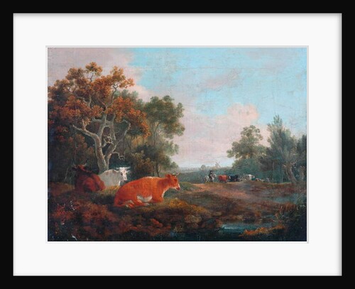 Landscape with Cattle by William Collins