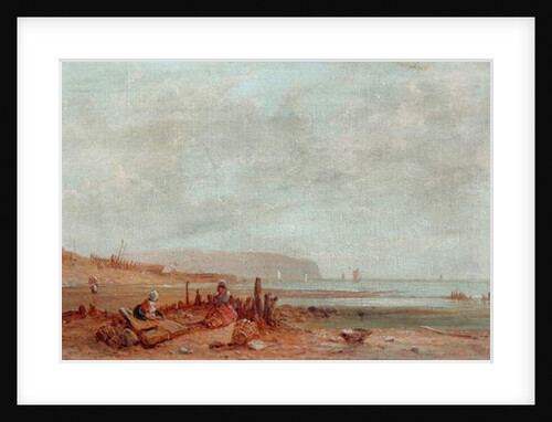 On The French Coast, 1880 by James Cullett