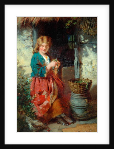 Woman At A Cottage Door, 1851-93 by Thomas Faed