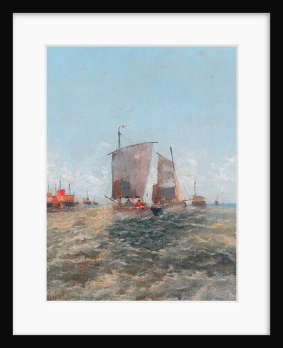 Off The Dutch Coast, 1896 by Thomas Bush Hardy