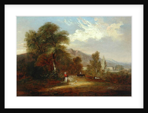 Shibden Valley, With Scout Hall by Walter Heath