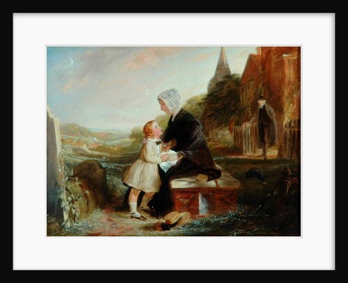 His Father's Grave by John Callcott Horsley