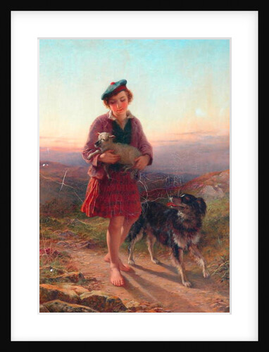 The Strayed Lamb, 1863 by John Adam P. Houston