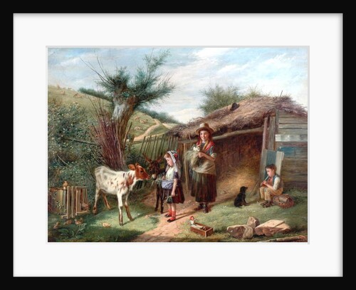 The Pets, 1838 by Charles Hunt