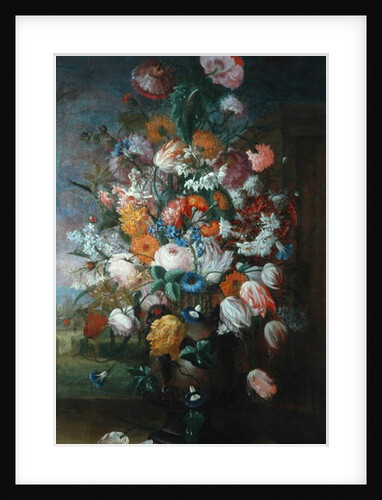 Flowers, Studies with Irises, 1682 by Jan van Huysum