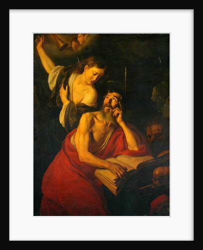 St Jerome Visited By The Angels by Jusepe de Ribera
