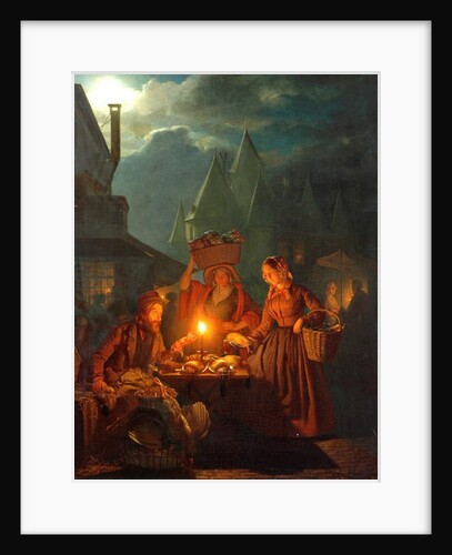 The Jews Market, 1852 by Petrus van Schendel