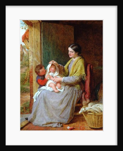 Playing With Baby, 1863 by George Smith