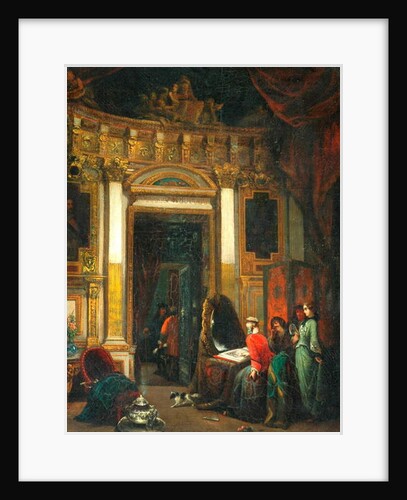 Interior With Figures by Herman Frederik Carel Tenkate