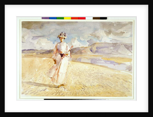 Woman Walking on the Sand by Henry Tonks
