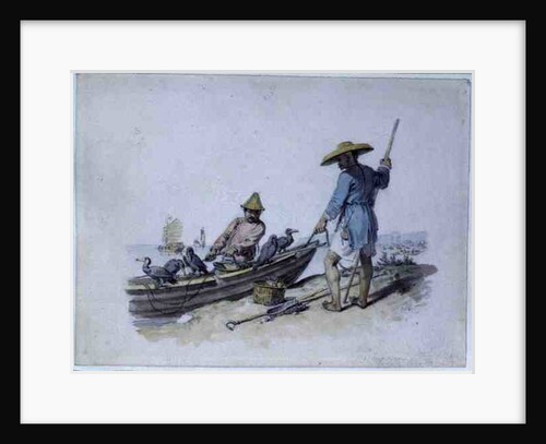 Chinese Fishermen with Cormorants by William Alexander
