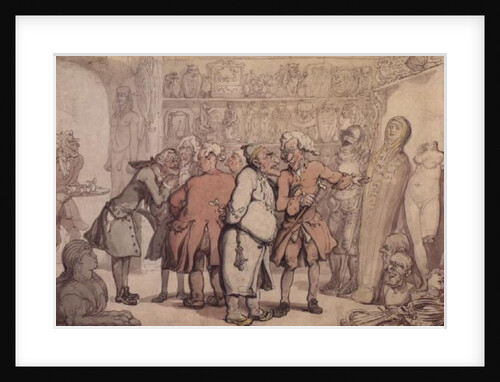 A Group of Antiquaries, c.1805 by Thomas Rowlandson