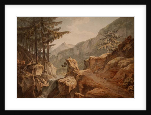 Mount Splugen, Swiss-Italian Border, 1781 by John Warwick Smith