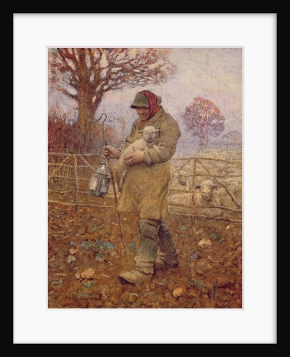 Shepherd with a Lamb, 1883 by George Clausen