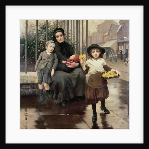 The Pinch of Poverty, 1891 by Thomas Benjamin Kennington