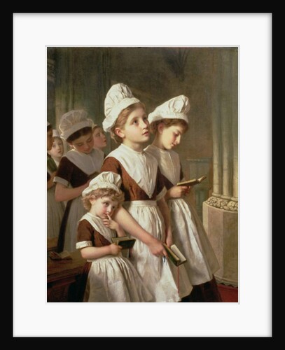 Foundling Girls at Prayer in the Chapel, c.1877 by Sophie Anderson