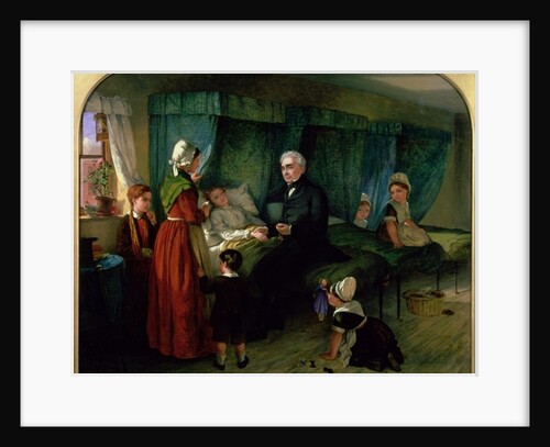 The Sick Room, 1864 by Emma Brownlow