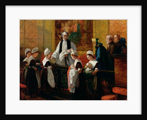 The Christening, 1863 by Emma Brownlow