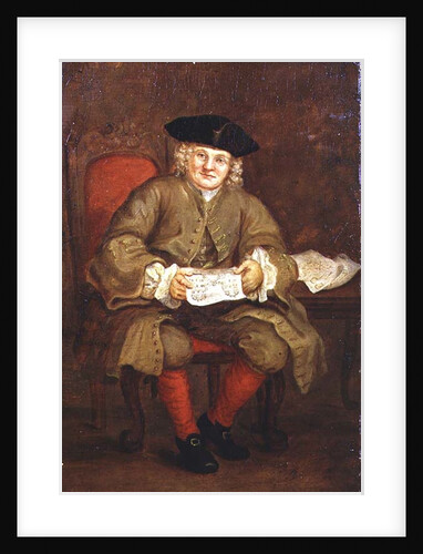 Portrait of Captain Coram by English School