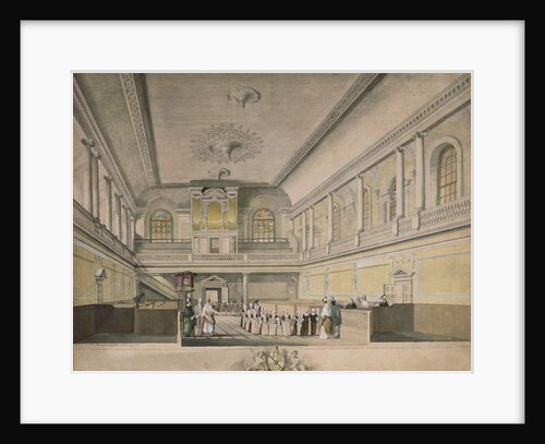 The Foundling Hospital Chapel looking West, 1773 by John Sanders