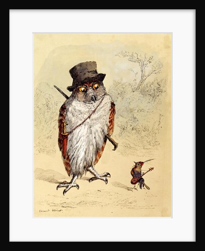 Illustration to Bubble and Squeak in 'Fun's Comic Creatures' published in 1887 by Ernest Henry Griset