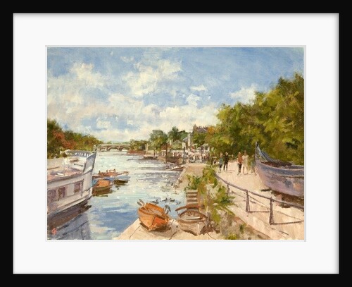 The Thames at Richmond, 2012 by Christopher Glanville