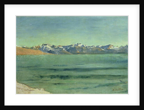 Sunrise Over Mont Blanc, c.1890 by Ferdinand Hodler