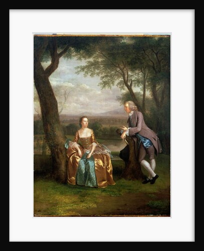 Portrait of a Couple, possibly Daniel and Mary Swaine of Leverington Hall, Isle of Ely, Cambridgeshire, c.1753 by Arthur Devis