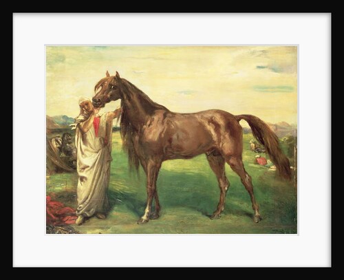 Hadji, an Arabian Stallion, 1853 by Theodore Chasseriau