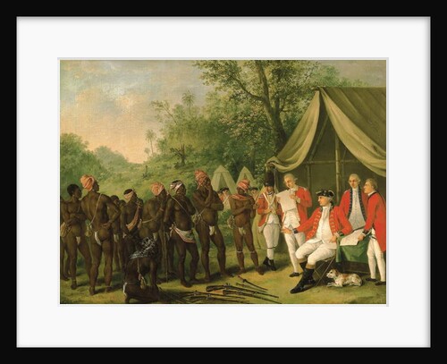 Pacification with the Maroon Negroes in the Island of Jamaica by Agostino Brunias