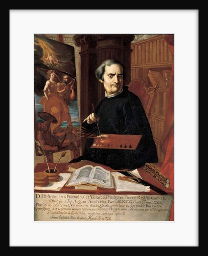 Portrait of Acisclo Antonio Palomino de Castro y Velasco by Juan Bautista Simo