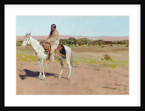 Tashkoniy, Cache Creek, Oklahoma by Henry Francois Farny