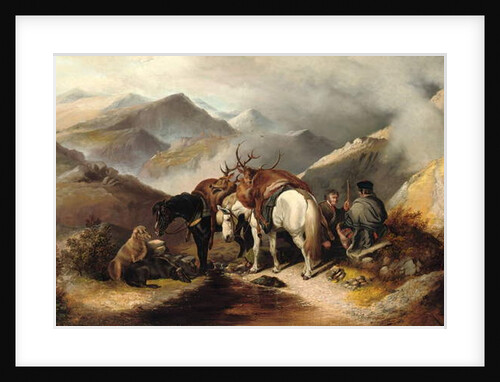 Stalking on the Highlands, 1871 by W. W. Morris