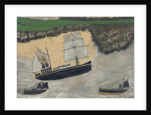 Three steamers by Alfred Wallis