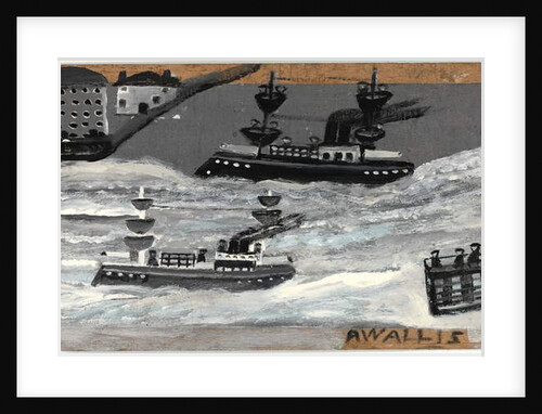 Gunboats in wartime by Alfred Wallis