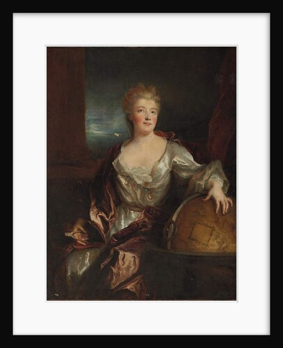 Portrait of Gabrielle Emilie le Tonnelier de Breteuil, Marquise du Chatelet by Nicolas de Largilliere